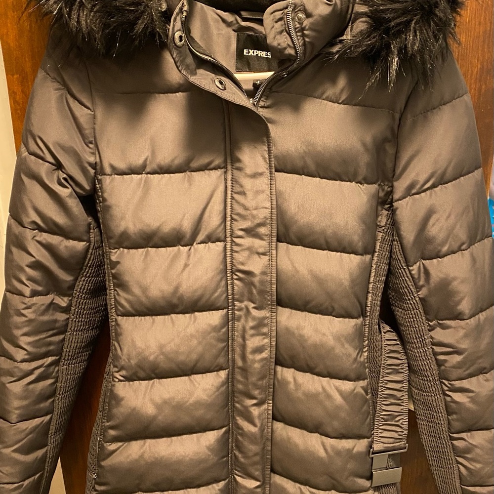 Express Woman’s Jacket Size Small And Color Gray - image 4